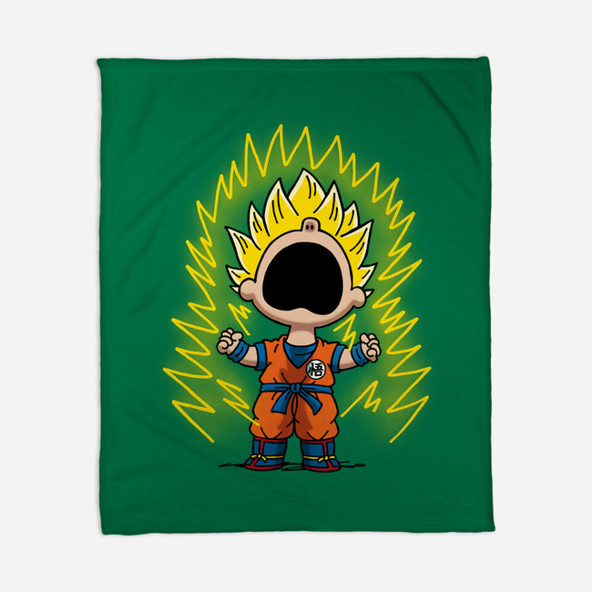 Super Saiyanuts-None-Fleece-Blanket-Barbadifuoco