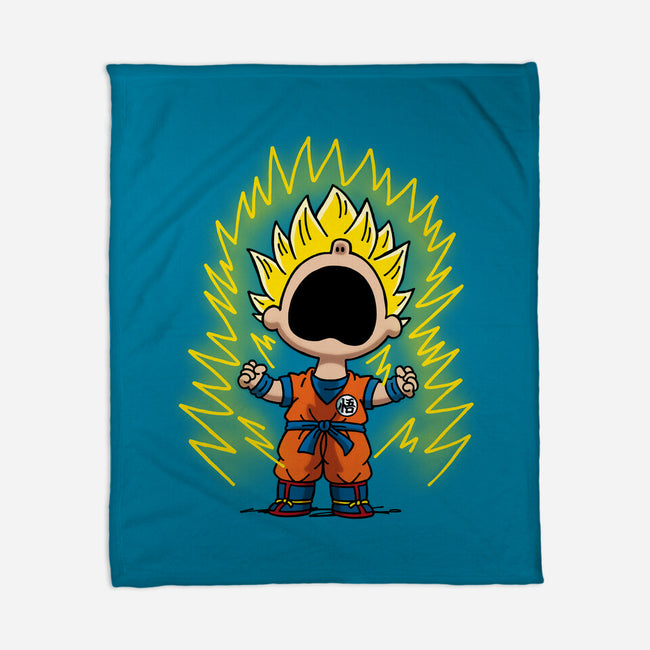 Super Saiyanuts-None-Fleece-Blanket-Barbadifuoco