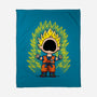 Super Saiyanuts-None-Fleece-Blanket-Barbadifuoco
