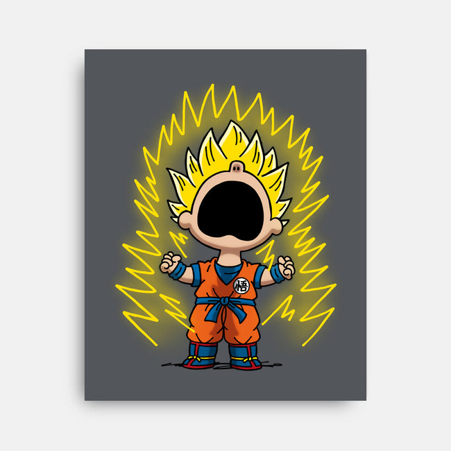 Super Saiyanuts-None-Stretched-Canvas-Barbadifuoco