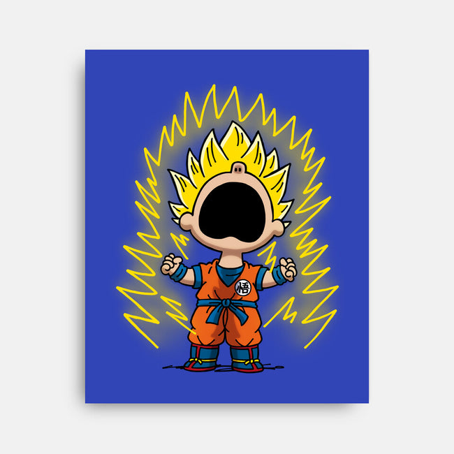Super Saiyanuts-None-Stretched-Canvas-Barbadifuoco