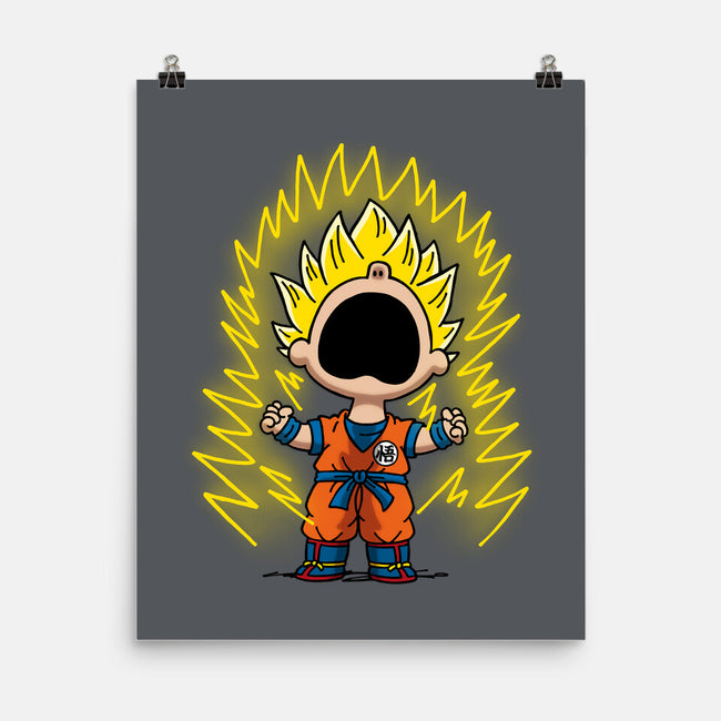 Super Saiyanuts-None-Matte-Poster-Barbadifuoco