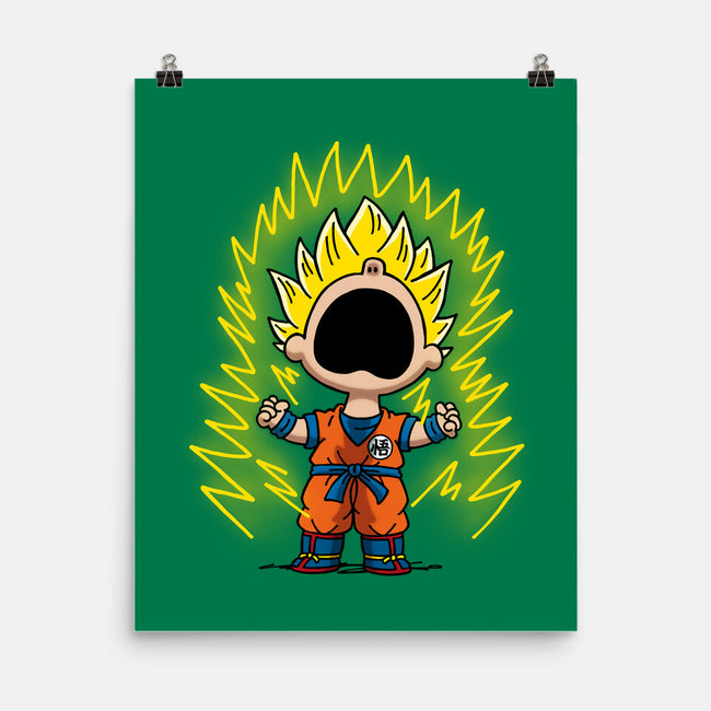 Super Saiyanuts-None-Matte-Poster-Barbadifuoco