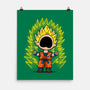 Super Saiyanuts-None-Matte-Poster-Barbadifuoco