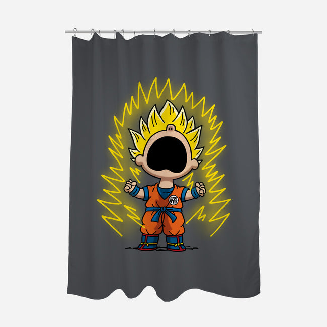 Super Saiyanuts-None-Polyester-Shower Curtain-Barbadifuoco