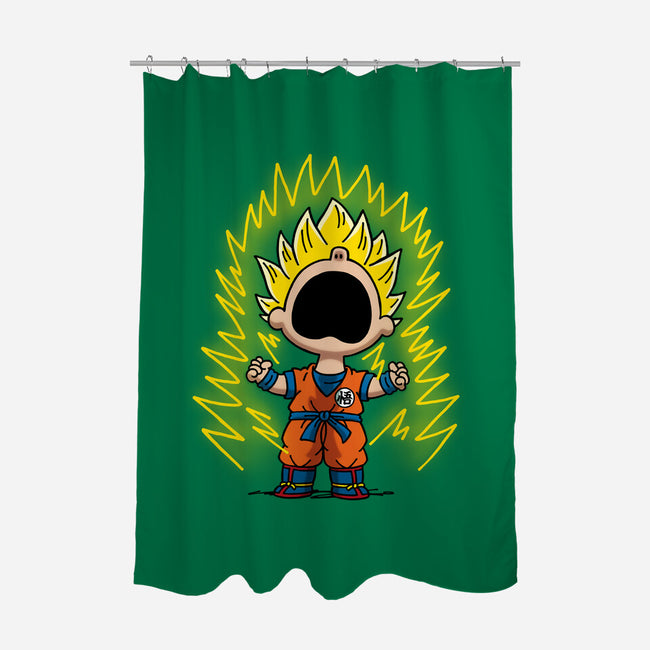 Super Saiyanuts-None-Polyester-Shower Curtain-Barbadifuoco