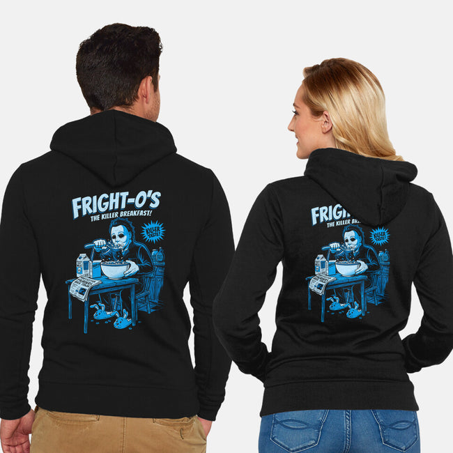 Fright Os Cereal-Unisex-Zip-Up-Sweatshirt-P1yu5h