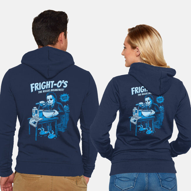 Fright Os Cereal-Unisex-Zip-Up-Sweatshirt-P1yu5h