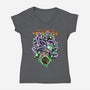Take Care Of Your Eyes-Womens-V-Neck-Tee-Guilherme magno de oliveira