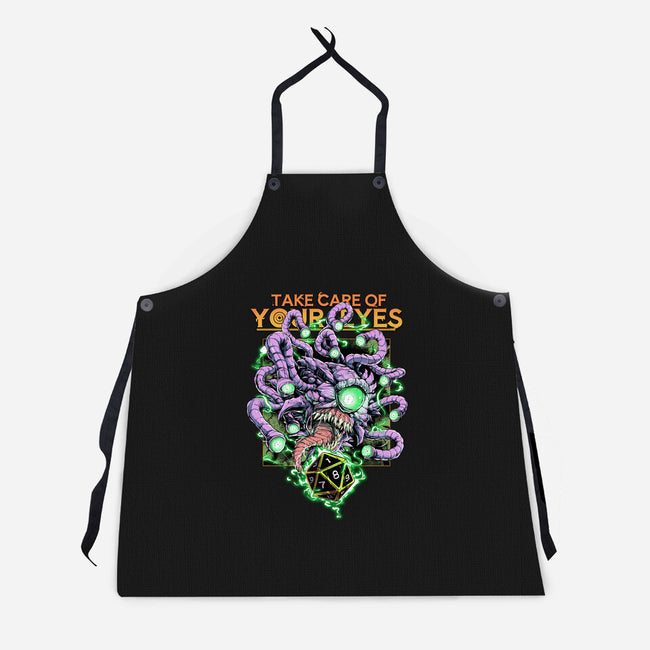 Take Care Of Your Eyes-Unisex-Kitchen-Apron-Guilherme magno de oliveira