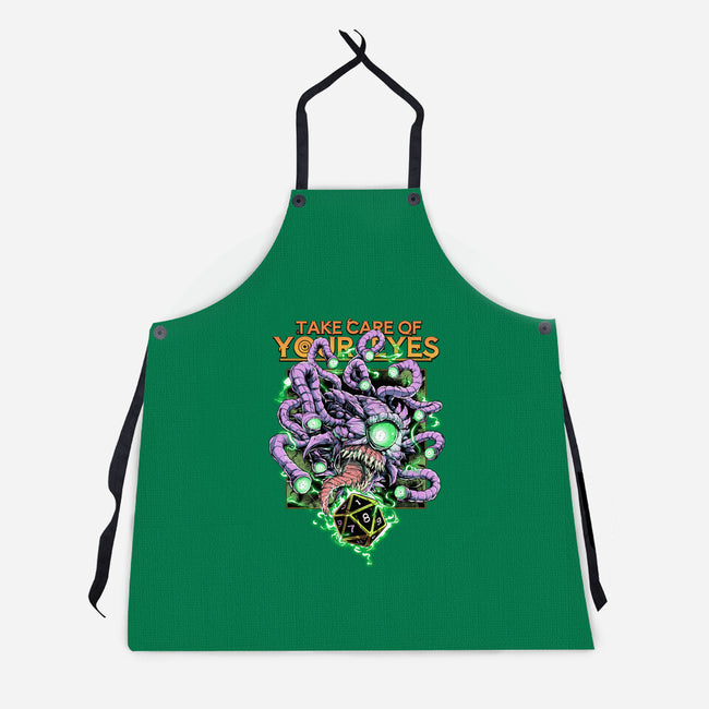 Take Care Of Your Eyes-Unisex-Kitchen-Apron-Guilherme magno de oliveira