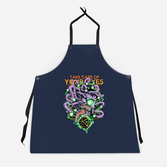 Take Care Of Your Eyes-Unisex-Kitchen-Apron-Guilherme magno de oliveira