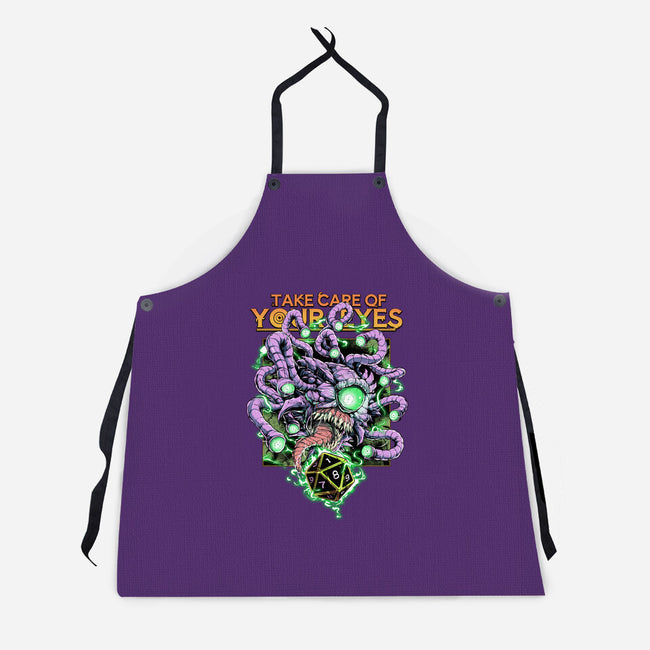 Take Care Of Your Eyes-Unisex-Kitchen-Apron-Guilherme magno de oliveira