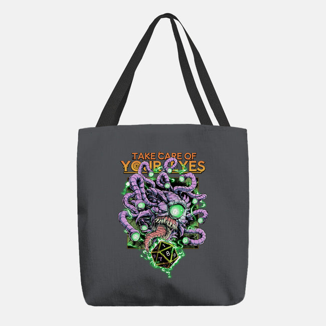 Take Care Of Your Eyes-None-Basic Tote-Bag-Guilherme magno de oliveira