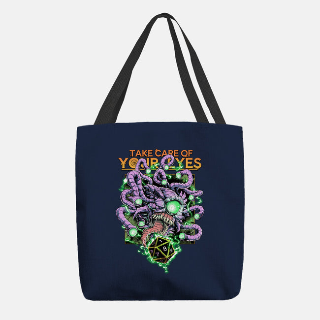 Take Care Of Your Eyes-None-Basic Tote-Bag-Guilherme magno de oliveira