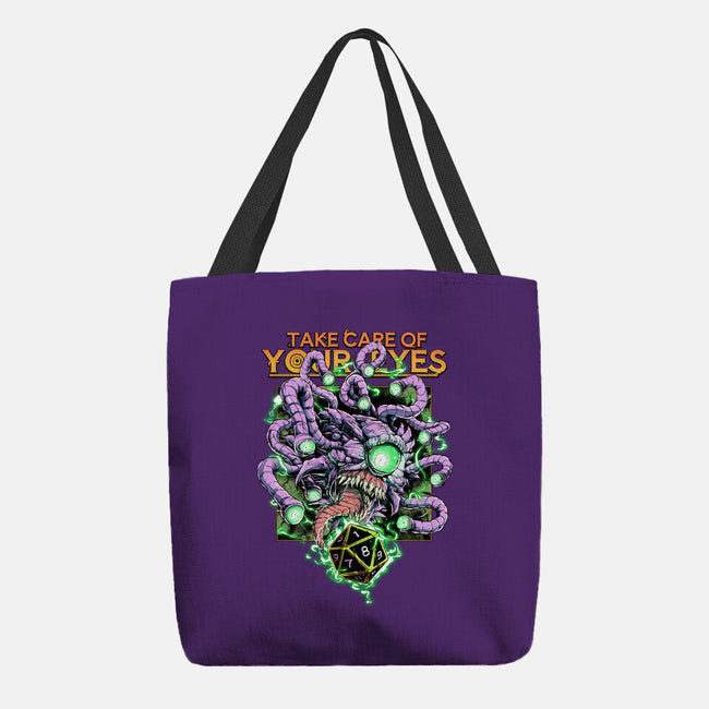 Take Care Of Your Eyes-None-Basic Tote-Bag-Guilherme magno de oliveira