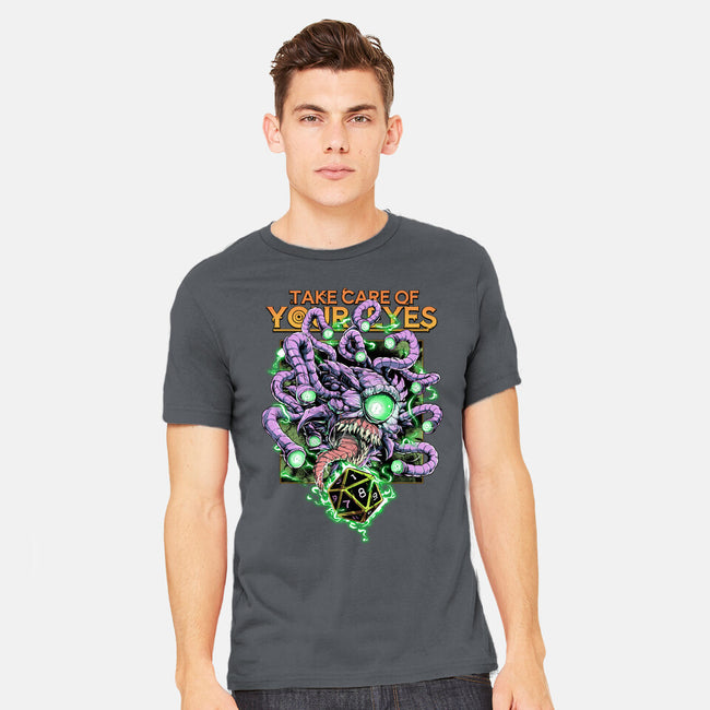 Take Care Of Your Eyes-Mens-Heavyweight-Tee-Guilherme magno de oliveira