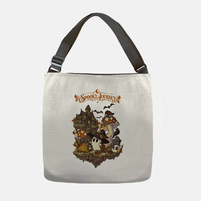 A Spooky Journey-None-Adjustable Tote-Bag-fanfabio
