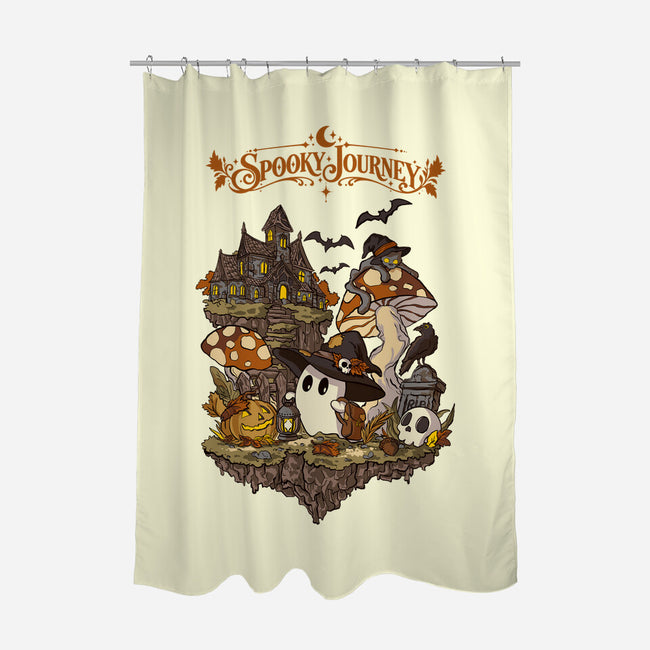 A Spooky Journey-None-Polyester-Shower Curtain-fanfabio