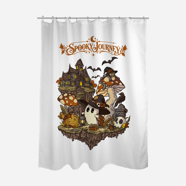 A Spooky Journey-None-Polyester-Shower Curtain-fanfabio