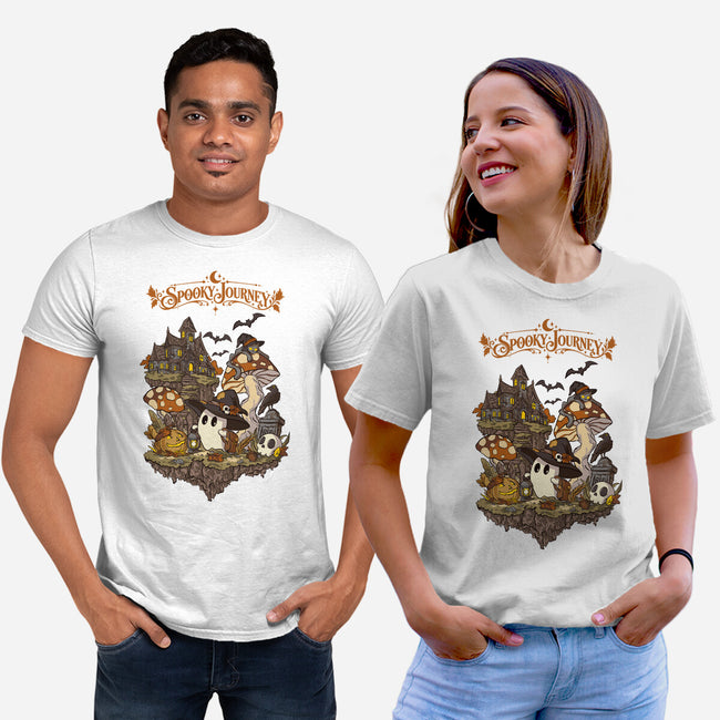 A Spooky Journey-Unisex-Basic-Tee-fanfabio