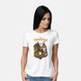 A Spooky Journey-Womens-Basic-Tee-fanfabio