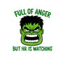 Full Of Anger-Unisex-Crew Neck-Sweatshirt-milasneeze