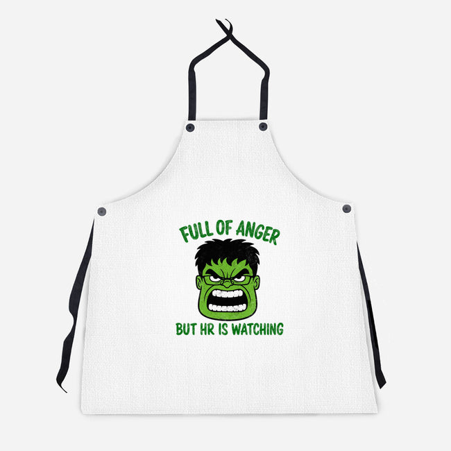 Full Of Anger-Unisex-Kitchen-Apron-milasneeze