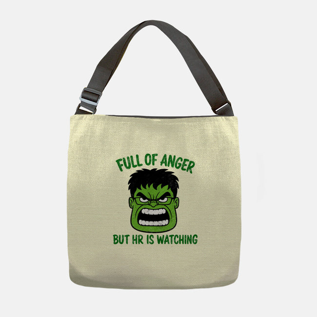 Full Of Anger-None-Adjustable Tote-Bag-milasneeze