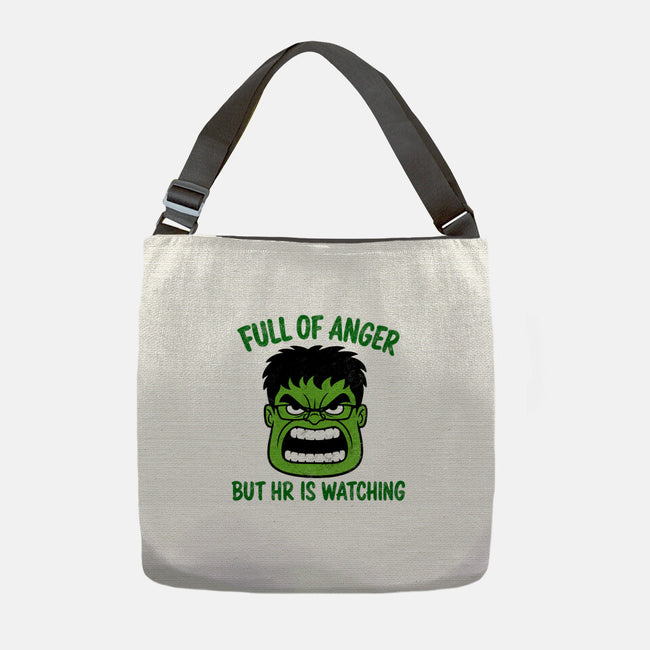Full Of Anger-None-Adjustable Tote-Bag-milasneeze