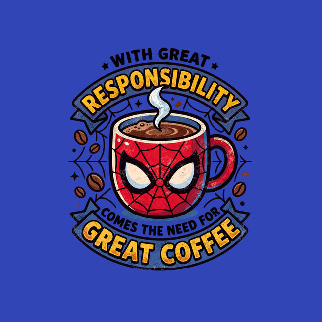 Great Responsibility Great Coffee-Womens-Fitted-Tee-milasneeze