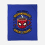 Great Responsibility Great Coffee-None-Fleece-Blanket-milasneeze