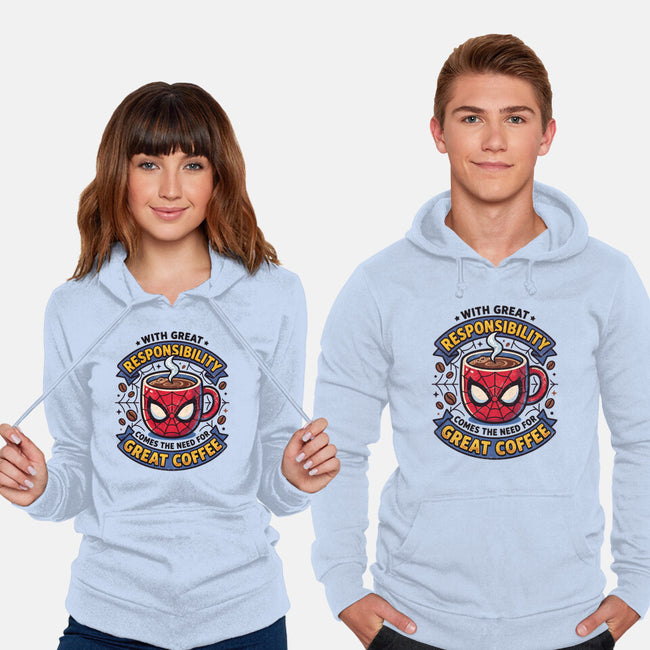Great Responsibility Great Coffee-Unisex-Pullover-Sweatshirt-milasneeze