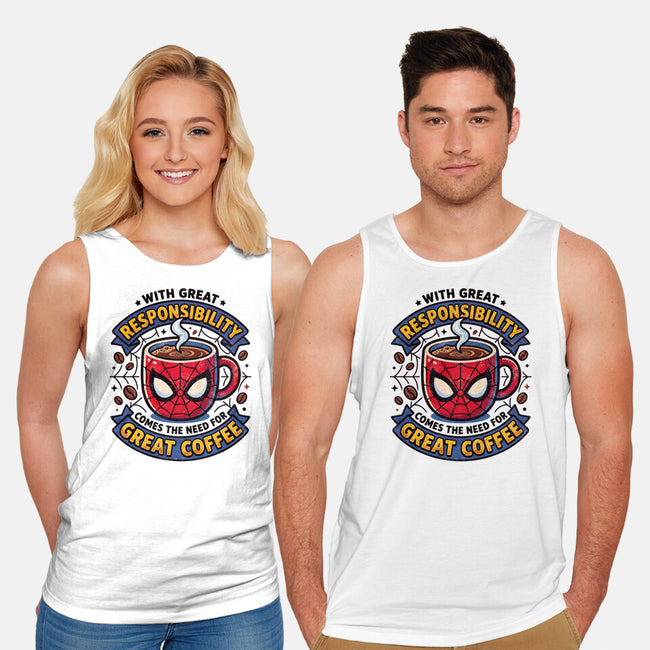 Great Responsibility Great Coffee-Unisex-Basic-Tank-milasneeze