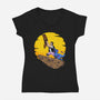 The Ner Princess-Womens-V-Neck-Tee-joerawks