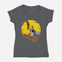The Ner Princess-Womens-V-Neck-Tee-joerawks