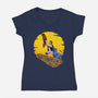 The Ner Princess-Womens-V-Neck-Tee-joerawks