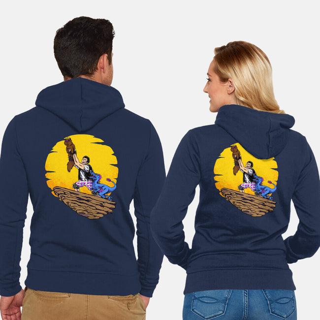 The Ner Princess-Unisex-Zip-Up-Sweatshirt-joerawks