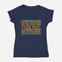 I Have Walked-Womens-V-Neck-Tee-kg07
