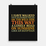 I Have Walked-None-Matte-Poster-kg07