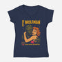 Wolfman-Womens-V-Neck-Tee-Diego Gurgell