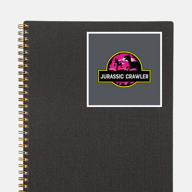 Jurassic Crawler-None-Glossy-Sticker-rocketman_art