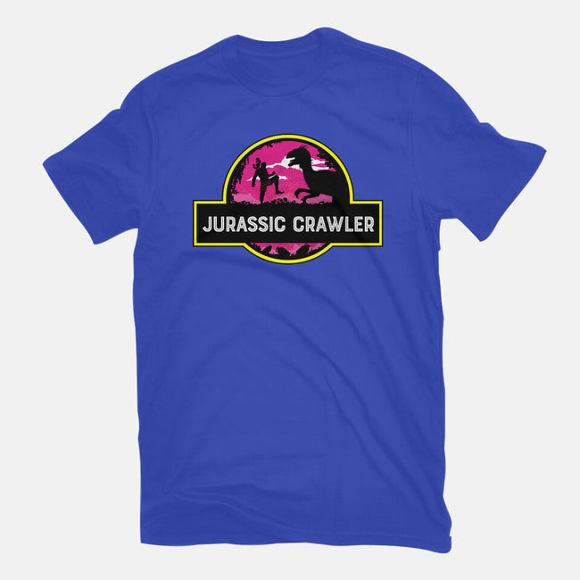 Jurassic Crawler-Womens-Basic-Tee-rocketman_art