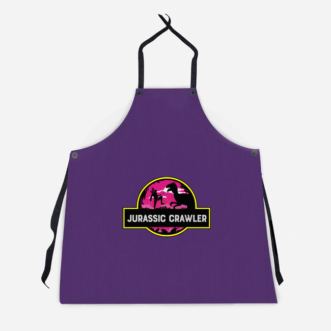 Jurassic Crawler-Unisex-Kitchen-Apron-rocketman_art