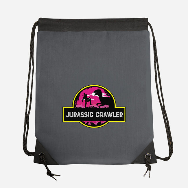 Jurassic Crawler-None-Drawstring-Bag-rocketman_art