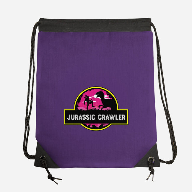Jurassic Crawler-None-Drawstring-Bag-rocketman_art