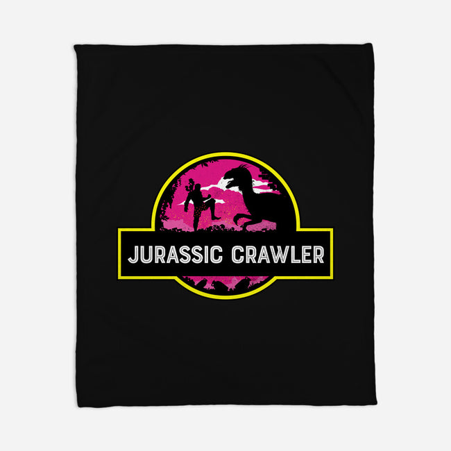 Jurassic Crawler-None-Fleece-Blanket-rocketman_art