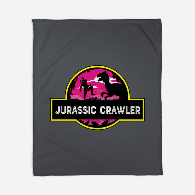 Jurassic Crawler-None-Fleece-Blanket-rocketman_art