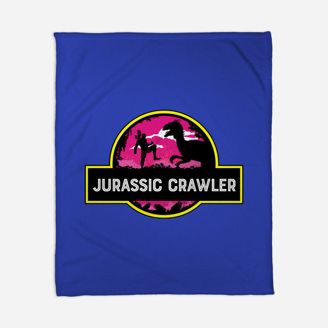 Jurassic Crawler-None-Fleece-Blanket-rocketman_art
