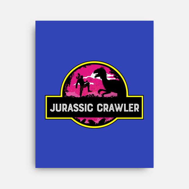 Jurassic Crawler-None-Stretched-Canvas-rocketman_art